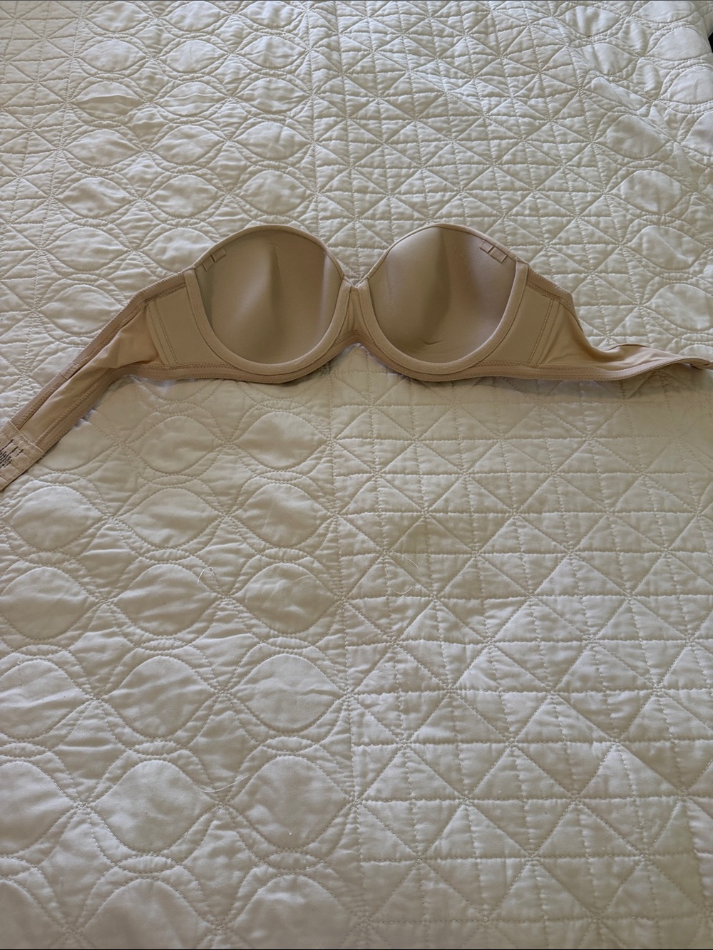 Ambrielle Beige Strapless Seamless Support Bra